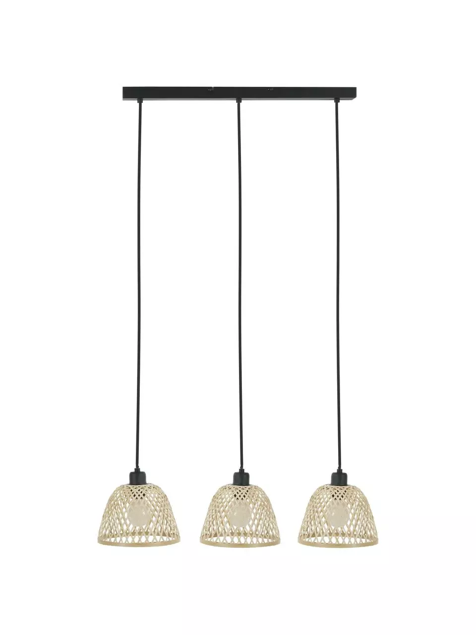 Westwing Collection Große Pendelleuchte Wasa aus Rattan, B 70 x H 15 cm 8 Westwing Collection Große Pendelleuchte Wasa aus Rattan, B 70 x H 15 cm – Bild 6