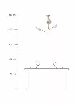 Westwing Collection Große Retro-Deckenleuchte Johan, Ø 75 x H 50 cm 10 Westwing Collection Große Retro-Deckenleuchte Johan, Ø 75 x H 50 cm -Leuchten Verkaufsladen Grosse Retro Deckenleuchte Johan 14