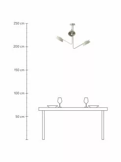 Westwing Collection Große Retro-Deckenleuchte Johan, Ø 75 x H 50 cm 10 Westwing Collection Große Retro-Deckenleuchte Johan, Ø 75 x H 50 cm -Leuchten Verkaufsladen Grosse Retro Deckenleuchte Johan 2