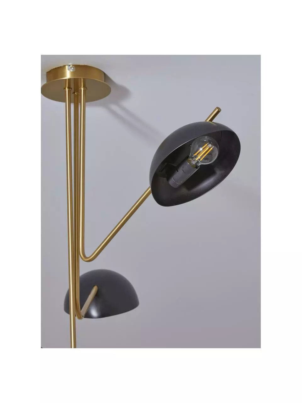 Westwing Collection Große Retro-Deckenleuchte Johan, Ø 75 x H 50 cm 6 Westwing Collection Große Retro-Deckenleuchte Johan, Ø 75 x H 50 cm – Bild 4