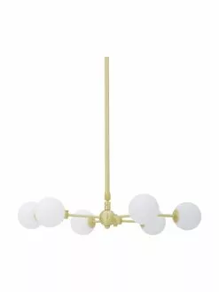 Westwing Collection Große Runde Pendelleuchte Aurelia, Ø 61 x H 78 cm