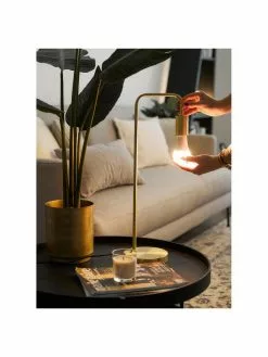 Westwing Collection Große Schreibtischlampe Flow aus Metall, B 22 x H 56 cm -Leuchten Verkaufsladen Grosse Schreibtischlampe Flow aus Metall 2