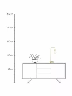 Westwing Collection Große Schreibtischlampe Flow aus Metall, B 22 x H 56 cm -Leuchten Verkaufsladen Grosse Schreibtischlampe Flow aus Metall 3