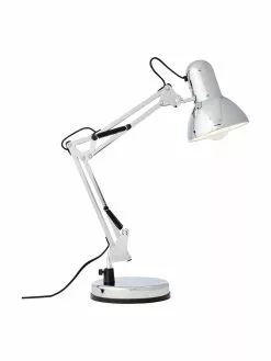 Große Schreibtischlampe Henry in Chrom, B 16 x H 50 cmNur noch wenige verfügbar -Leuchten Verkaufsladen Grosse Schreibtischlampe Henry in Chrom 2