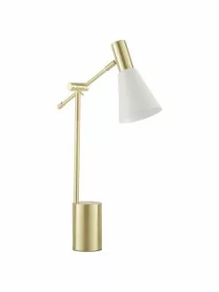 Westwing Collection Große Schreibtischlampe Sia aus Metall, Ø 13 x H 63 cm