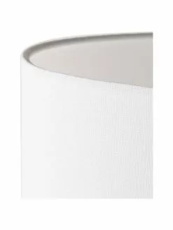 Westwing Collection Große Tischlampe Abigail aus Glas und Leinen, Ø 32 x H 61 cm -Leuchten Verkaufsladen Grosse Tischlampe Abigail aus Glas und Leinen 4