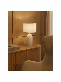 Westwing Collection Große Tischlampe Bela mit Glasfuß, Ø 30 x H 50 cm 10 Westwing Collection Große Tischlampe Bela mit Glasfuß, Ø 30 x H 50 cm -Leuchten Verkaufsladen Grosse Tischlampe Bela mit Glasfuss 2