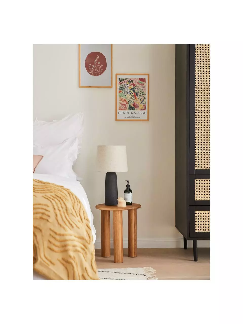 Westwing Collection Große Tischlampe Kaya mit Betonfuß, Ø 29 x H 52 cm 4 Westwing Collection Große Tischlampe Kaya mit Betonfuß, Ø 29 x H 52 cm – Bild 2