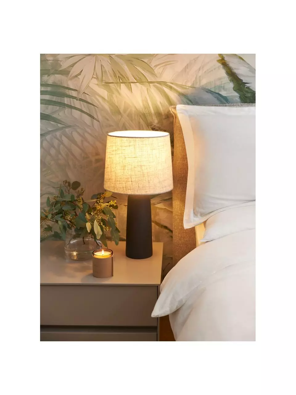 Westwing Collection Große Tischlampe Kaya mit Betonfuß, Ø 29 x H 52 cm 5 Westwing Collection Große Tischlampe Kaya mit Betonfuß, Ø 29 x H 52 cm – Bild 3