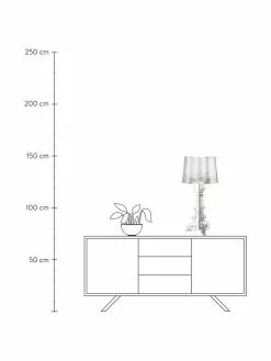 Kartell Große Transparente Design Tischlampe Bourgie, Ø 37 x H 78 cmNur noch 1 Artikel verfügbar 11 Kartell Große Transparente Design Tischlampe Bourgie, Ø 37 x H 78 cmNur noch 1 Artikel verfügbar -Leuchten Verkaufsladen Grosse Transparente Design Tischlampe Bourgie 3