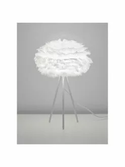 Umage Große Tripod Tischlampe Eos aus Federn, Ø 35 x H 56 cm -Leuchten Verkaufsladen Grosse Tripod Tischlampe Eos aus Federn 5