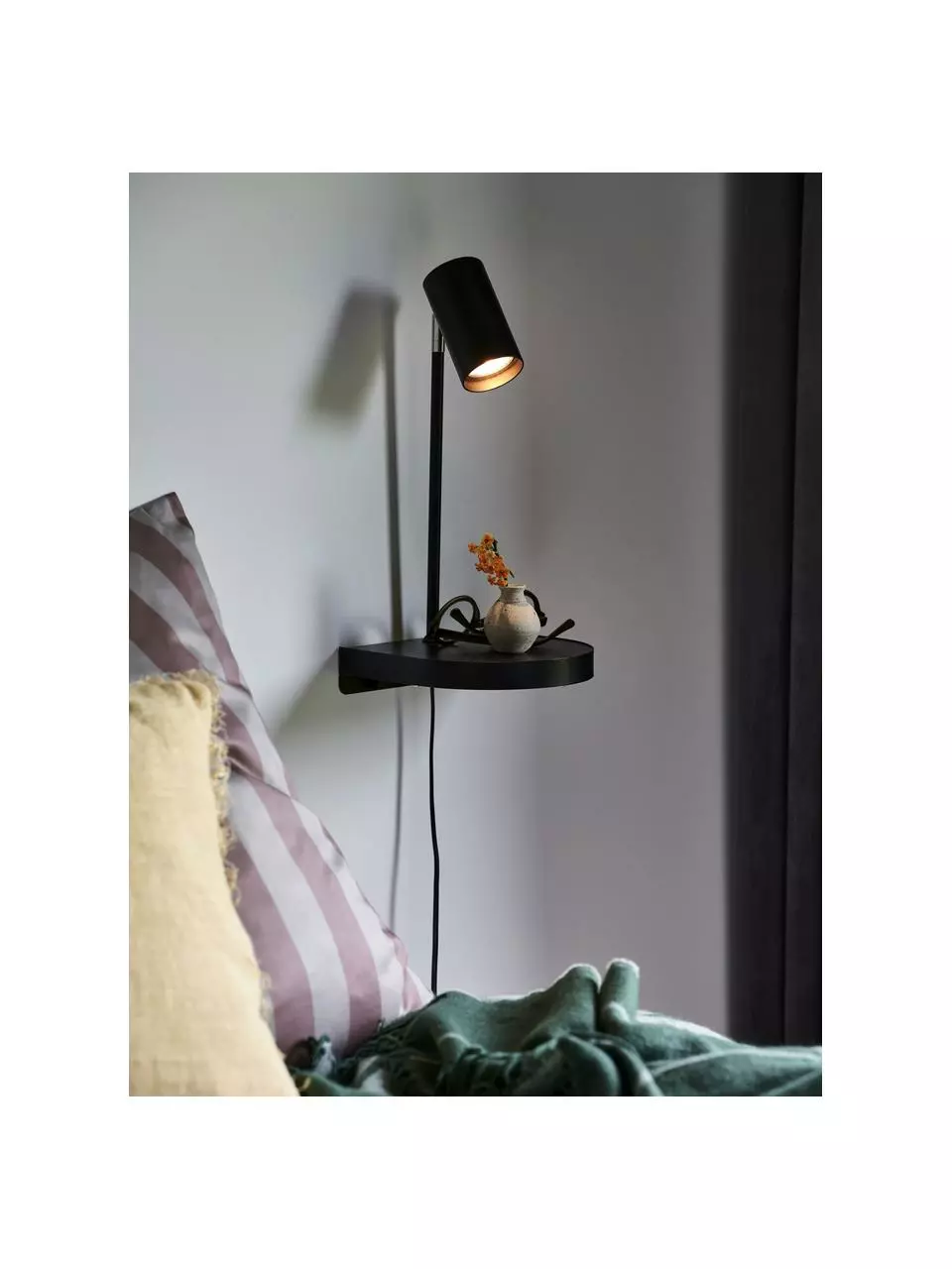 Nordlux Große Verstellbare Wandleuchte Colly mit Stecker und USB-Anschluss, B 20 x H 43 cm 4 Nordlux Große Verstellbare Wandleuchte Colly mit Stecker und USB-Anschluss, B 20 x H 43 cm – Bild 2