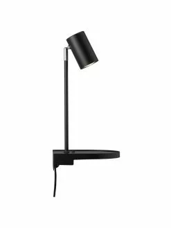 Nordlux Große Verstellbare Wandleuchte Colly mit Stecker und USB-Anschluss, B 20 x H 43 cm