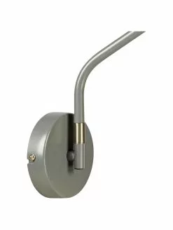 Markslöjd Große Verstellbare Wandleuchte Valencia mit Stecker in Grau, T 40 x H 28 cmNur noch wenige verfügbar -Leuchten Verkaufsladen Grosse Verstellbare Wandleuchte Valencia mit Stecker in Grau 4