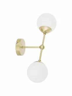 Westwing Collection Große Wandleuchte Beth aus Opalglas, T 20 x H 45 cm -Leuchten Verkaufsladen Grosse Wandleuchte Beth aus Opalglas 5