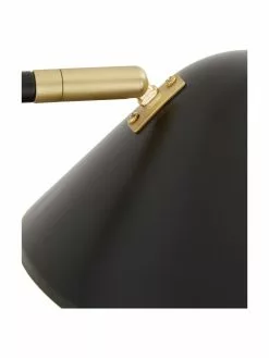 Westwing Collection Große Wandleuchte Neron mit Stecker und Gold-Dekor in Schwarz, B 27 x T 100 cm 13 Westwing Collection Große Wandleuchte Neron mit Stecker und Gold-Dekor in Schwarz, B 27 x T 100 cm -Leuchten Verkaufsladen Grosse Wandleuchte Neron mit Stecker und Gold Dekor in Schwarz 5