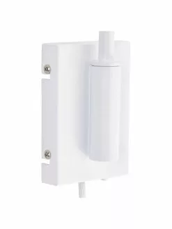 Westwing Collection Gro&szlig;e Wandleuchte Neron mit Stecker und Gold-Dekor in Wei&szlig;, B 27 x T 100 cm -Leuchten Verkaufsladen Grosse Wandleuchte Neron mit Stecker und Gold Dekor in Weiss 5