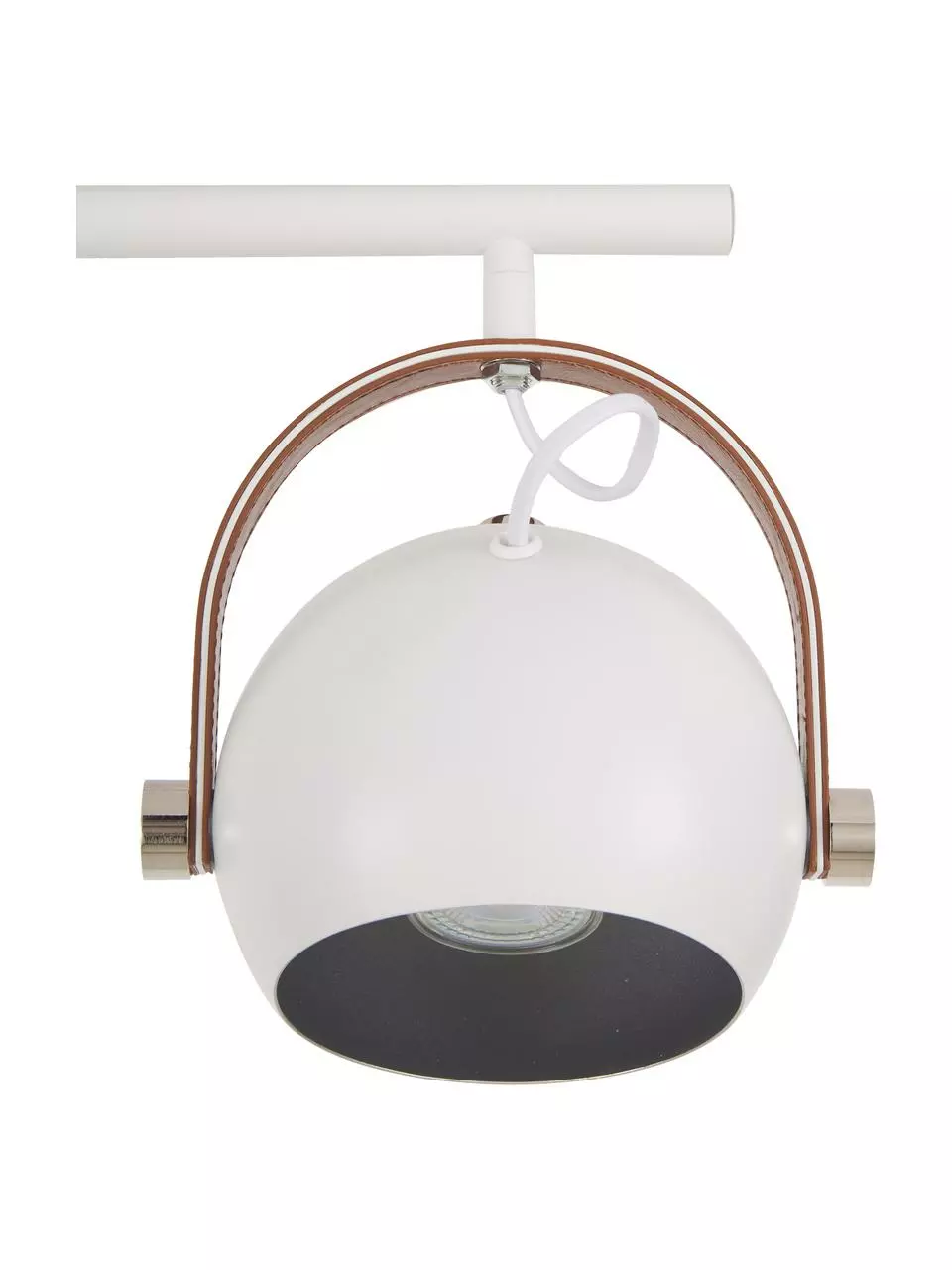 Großer Deckenstrahler Bow mit Leder-Dekor, B 76 x H 28 cm 5 Großer Deckenstrahler Bow mit Leder-Dekor, B 76 x H 28 cm – Bild 3