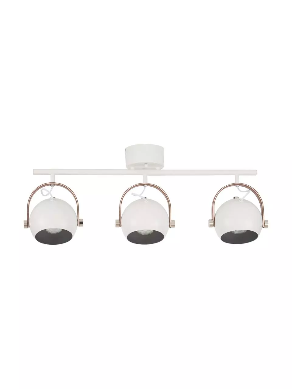 Großer Deckenstrahler Bow mit Leder-Dekor, B 76 x H 28 cm 3 Großer Deckenstrahler Bow mit Leder-Dekor, B 76 x H 28 cm