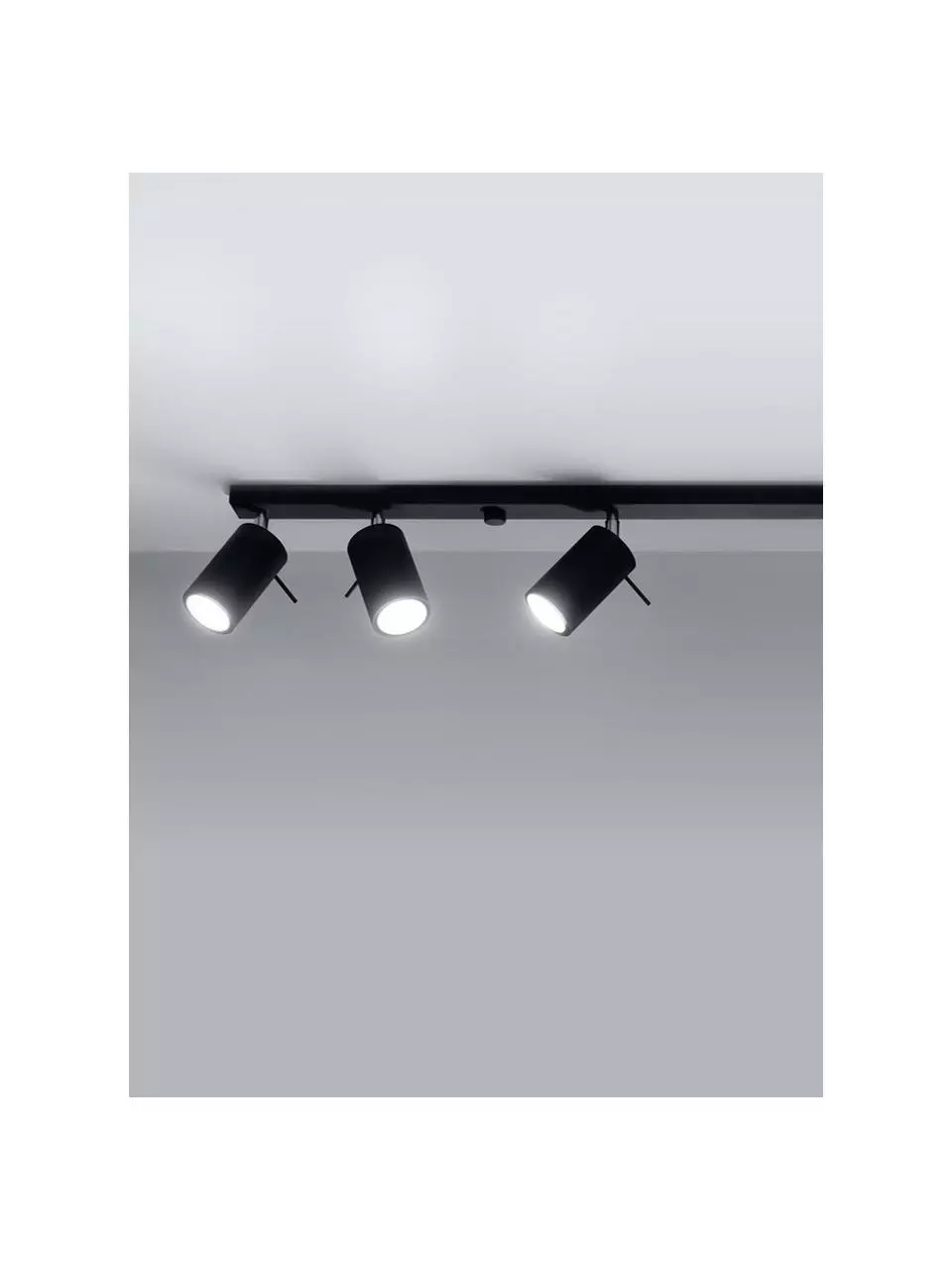 Großer Deckenstrahler Etna in Schwarz, B 117 x H 16 cm 6 Großer Deckenstrahler Etna in Schwarz, B 117 x H 16 cm – Bild 4