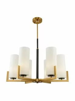 Großer Kronleuchter Fortano aus Glas, Ø 67 x H 52 cm -Leuchten Verkaufsladen Grosser Kronleuchter Fortano aus Glas 2