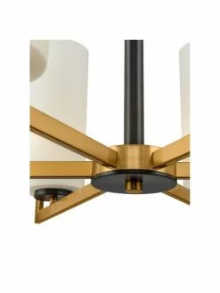 Großer Kronleuchter Fortano aus Glas, Ø 67 x H 52 cm -Leuchten Verkaufsladen Grosser Kronleuchter Fortano aus Glas 3