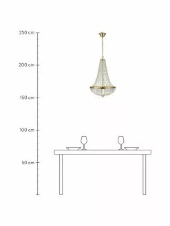 Markslöjd Großer Kronleuchter Gränsö in Gold, Ø 40 x H 59 cm -Leuchten Verkaufsladen Grosser Kronleuchter Granso in Gold 3