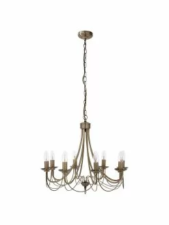 Searchlight Großer Kronleuchter Maypole, Ø 60 x H 50 cm -Leuchten Verkaufsladen Grosser Kronleuchter Maypole 3