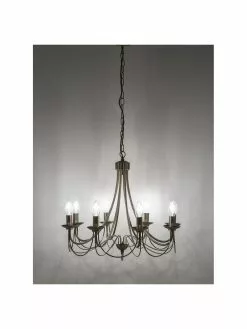 Searchlight Großer Kronleuchter Maypole, Ø 60 x H 50 cm -Leuchten Verkaufsladen Grosser Kronleuchter Maypole 4