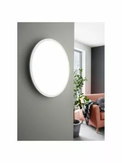 Großes dimmbares LED-Panel Sarsina mit Farbwechsel und Fernbedienung, Ø 60 x H 5 cm -Leuchten Verkaufsladen Grosses dimmbares LED Panel Sarsina mit Farbwechsel und Fernbedienung 3