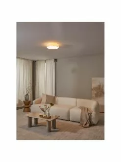 Handgefertigte Deckenleuchte Mika, Ø 40 x H 10 cm 12 Handgefertigte Deckenleuchte Mika, Ø 40 x H 10 cm -Leuchten Verkaufsladen Handgefertigte Deckenleuchte Mika 4