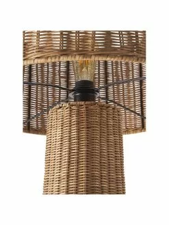 Westwing Collection Handgefertigte Design-Stehlampe Paolo aus Rattan, Ø 50 x H 150 cm -Leuchten Verkaufsladen Handgefertigte Design Stehlampe Paolo aus Rattan 4