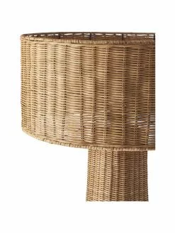 Westwing Collection Handgefertigte Design-Stehlampe Paolo aus Rattan, Ø 50 x H 150 cm -Leuchten Verkaufsladen Handgefertigte Design Stehlampe Paolo aus Rattan 5