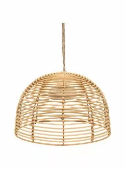 Handgefertigte Dimmbare LED-Hängelampe Bossa, Ø 35 x H 22 cm