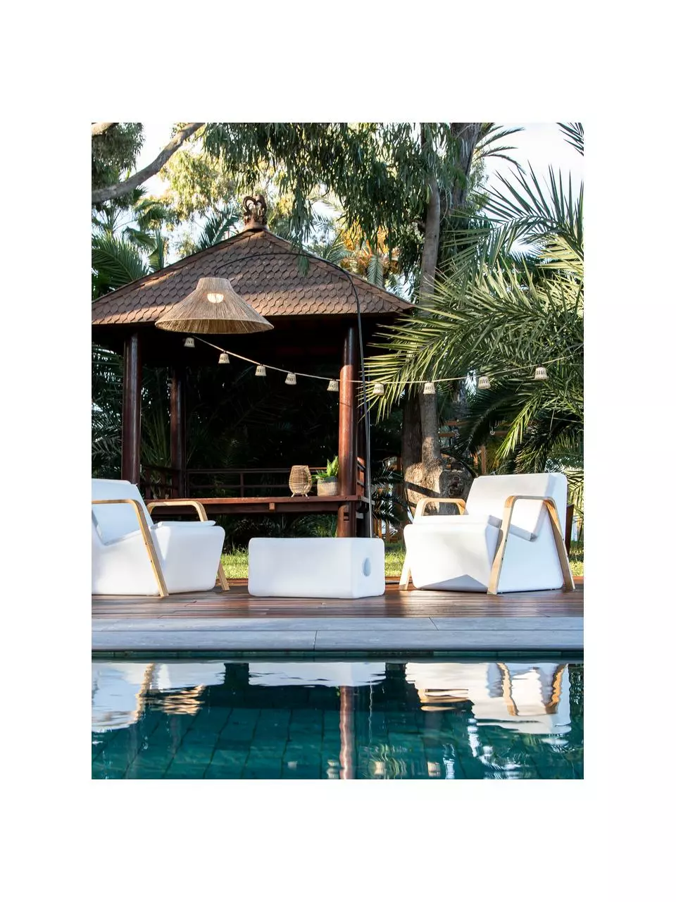 Handgefertigte LED-Lichterkette Aurora, 800 cm, 10 Lampions, L 800 cm 4 Handgefertigte LED-Lichterkette Aurora, 800 cm, 10 Lampions, L 800 cm – Bild 2