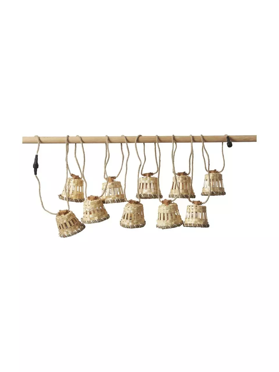 Handgefertigte LED-Lichterkette Aurora, 800 cm, 10 Lampions, L 800 cm 3 Handgefertigte LED-Lichterkette Aurora, 800 cm, 10 Lampions, L 800 cm