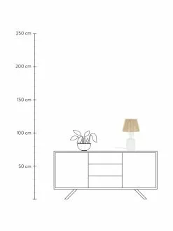 Westwing Collection Keramik-Tischlampe Alicia, Ø 26 x H 49 cm -Leuchten Verkaufsladen Keramik Tischlampe Alicia 9