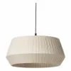 Nordlux Klassische Pendelleuchte Dicte aus Faltenstoff, Ø 53 x H 29 cm