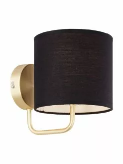 Klassische Wandleuchte Clarie in Messing, T 19 x H 18 cm -Leuchten Verkaufsladen Klassische Wandleuchte Clarie in Messing 2