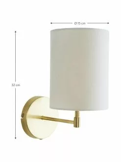 Jotex Klassische Wandleuchten Seth mit Stecker, 2 St&uuml;ck, T 23 x H 32 cm -Leuchten Verkaufsladen Klassische Wandleuchten Seth mit Stecker 2 Stuck 2