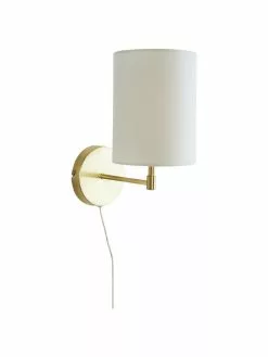 Jotex Klassische Wandleuchten Seth mit Stecker, 2 Stück, T 23 x H 32 cm