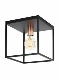 Lucide Kleine Deckenleuchte Arthur im Industrial-Style, B 25 x H 25 cm -Leuchten Verkaufsladen Kleine Deckenleuchte Arthur im Industrial Style 3