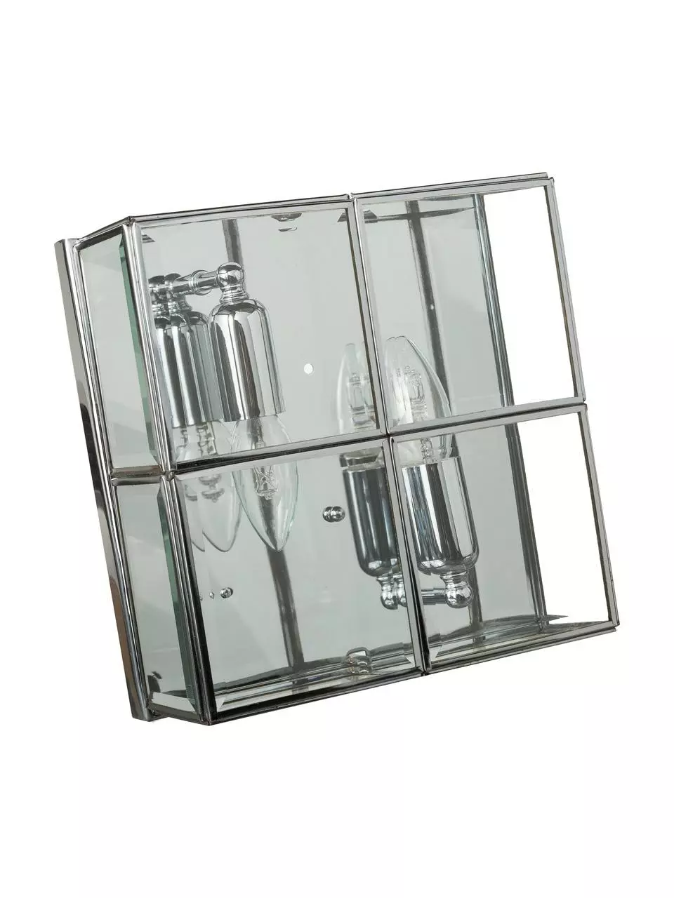 Searchlight Kleine Deckenleuchte Ben in Chrom, B 26 x H 10 cm 7 Searchlight Kleine Deckenleuchte Ben in Chrom, B 26 x H 10 cm – Bild 5