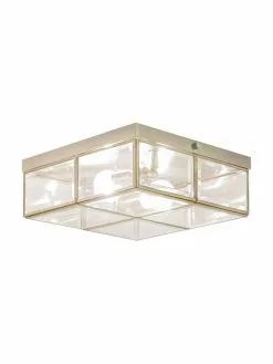 Searchlight Kleine Deckenleuchte Ben in Messing, B 26 x H 10 cm -Leuchten Verkaufsladen Kleine Deckenleuchte Ben in Messing 3