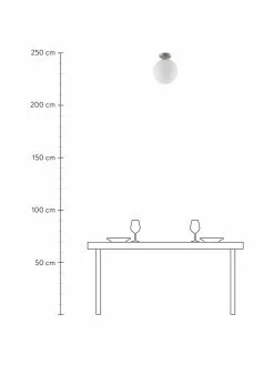 Westwing Collection Kleine Deckenleuchte Hitch aus Glas, Ø 25 x H 30 cm 9 Westwing Collection Kleine Deckenleuchte Hitch aus Glas, Ø 25 x H 30 cm -Leuchten Verkaufsladen Kleine Deckenleuchte Hitch aus Glas 8