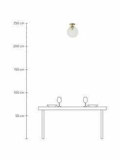 Westwing Collection Kleine Deckenleuchte Lorna aus Glas, Ø 25 x H 30 cm 11 Westwing Collection Kleine Deckenleuchte Lorna aus Glas, Ø 25 x H 30 cm -Leuchten Verkaufsladen Kleine Deckenleuchte Lorna aus Glas 3