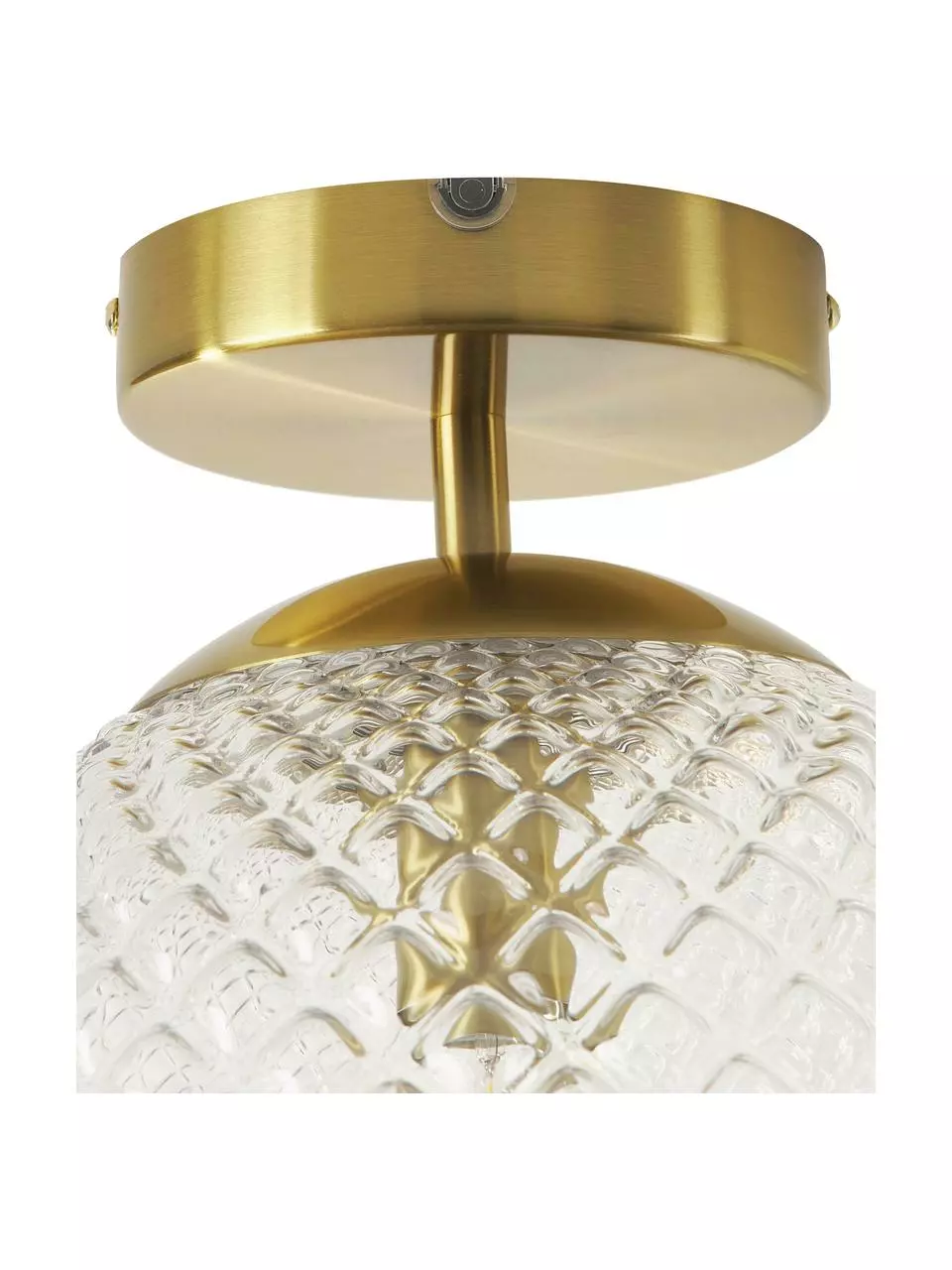 Westwing Collection Kleine Deckenleuchte Lorna aus Glas, Ø 25 x H 30 cm 8 Westwing Collection Kleine Deckenleuchte Lorna aus Glas, Ø 25 x H 30 cm – Bild 6