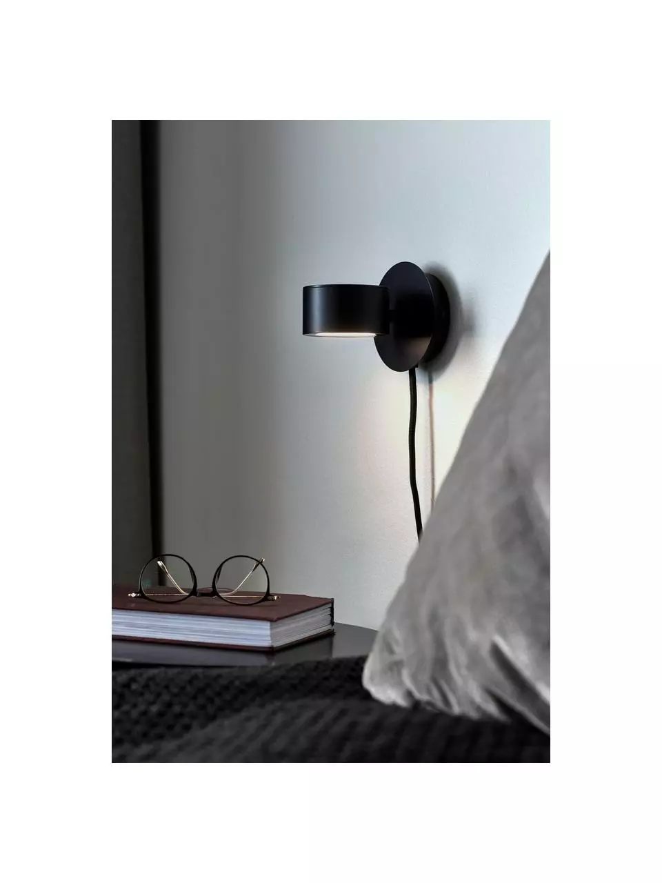 Nordlux Kleine Dimmbare LED-Wandleuchte Clyde, Ø 10 x T 13 cmNur noch 1 Artikel verfügbar 4 Nordlux Kleine Dimmbare LED-Wandleuchte Clyde, Ø 10 x T 13 cmNur noch 1 Artikel verfügbar – Bild 2