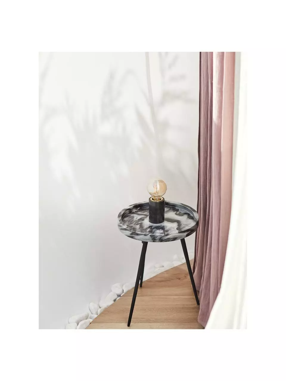 Nordlux Kleine Marmor-Tischlampe Siv, Ø 6 x H 10 cm 5 Nordlux Kleine Marmor-Tischlampe Siv, Ø 6 x H 10 cm – Bild 3