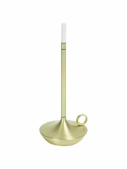 Graypants Kleine Mobile Dimmbare Tischlampe Wick mit Touchfunktion, Ø 12 x H 26 cm